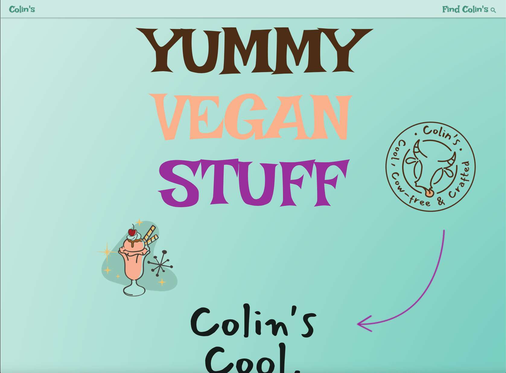 Colin's Ice Crean Website